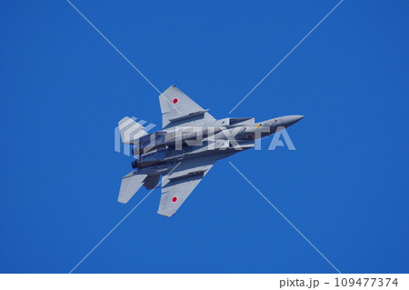 航空祭で機動飛行を行う航空自衛隊のF-15 109477374