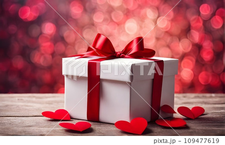 Heartfelt gift: Valentine's Day box 109477619