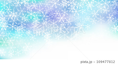 クリスマス　雪　冬　風景　背景	 109477812