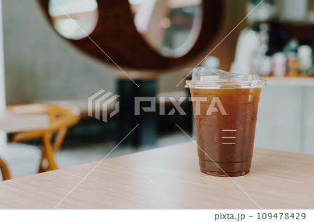 iced americano coffee or long black coffee iced americano coffee or long black coffee 109478429