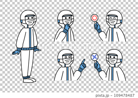 Manufacturing industry employee set Manufacturing industry employee set 109478487