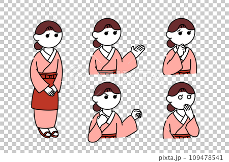 Landlady facing left set 109478541