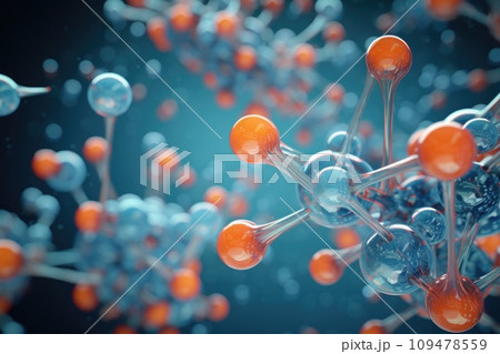 3D visualization of molecules 3D visualization of molecules 109478559