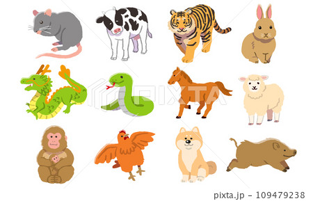 十二支イラストセット 109479238