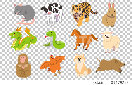 十二支イラストセット 109479238