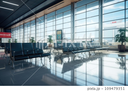 Airport waiting room 109479351