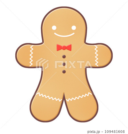 ジンジャークッキー イラスト素材 ジンジャークッキー イラスト素材 109481608