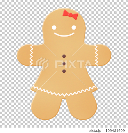 ジンジャークッキー イラスト素材 ジンジャークッキー イラスト素材 109481609
