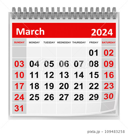 Calendar - March 2024 109483258