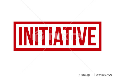 Initiative Rubber Stamp Seal Vector 109483759