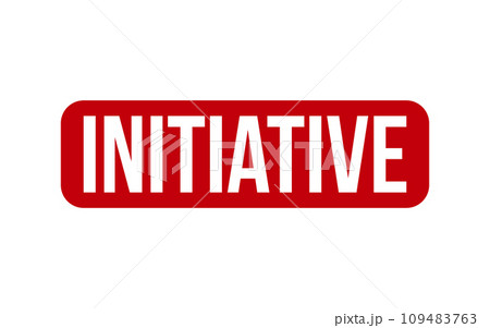 Initiative Rubber Stamp Seal Vector Initiative Rubber Stamp Seal Vector 109483763