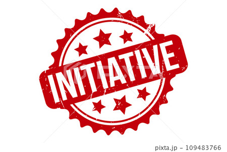 Initiative Rubber Stamp Seal Vector 109483766
