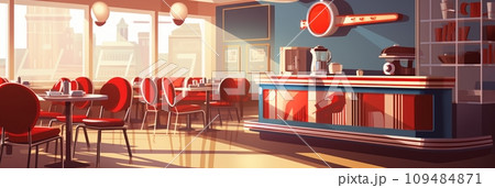 Classic American retro cafe Classic American retro cafe 109484871