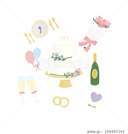 wedding element icon wedding element icon 109485141