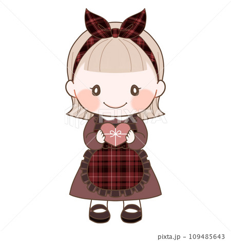ハートを持った女の子 109485643