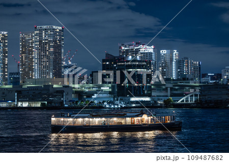 東京都中央区晴海ふ頭公園からの夜景 東京都中央区晴海ふ頭公園からの夜景 109487682