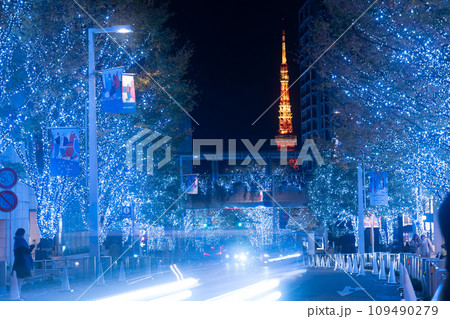 けやき坂　イルミネーション　六本木ヒルズ 109490279