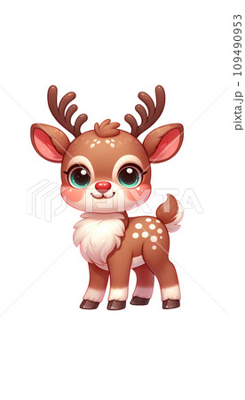 トナカイイラスト 109490953