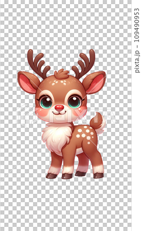 トナカイイラスト 109490953