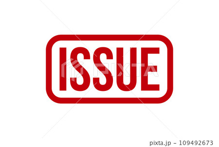 Issue Rubber Stamp Seal Vector Issue Rubber Stamp Seal Vector 109492673