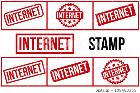 Internet Rubber Stamp set Vectorのイラスト素材 [109493355] - PIXTA