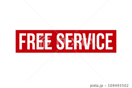 Free Service Rubber Stamp Seal Vector 109493502