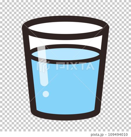一杯簡單的水的插圖 109494010