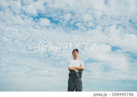 rice farming 109495786