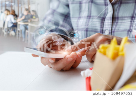 Online shopping and services of snack bars and cafes. Online shopping and services of snack bars and cafes. 109497652