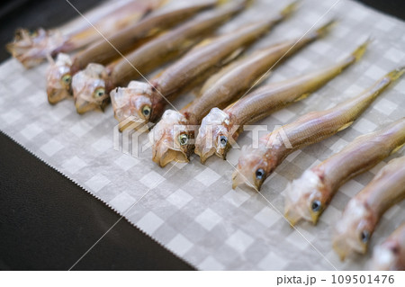 ホットプレートで焼いた本ししゃも 本物のししゃも むかわ ホットプレートで焼いた本ししゃも 本物のししゃも むかわ 109501476