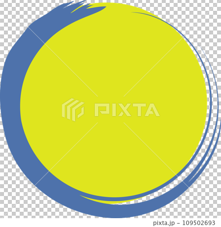 Circle line. Hand drawn 109502693