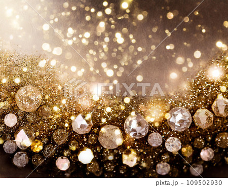 キラキラしたラグジュアリーな背景 Generative AI 109502930