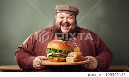 肥満・デブ・ボディポジティブ・太った男性・ダイエットのイメージ 109503183