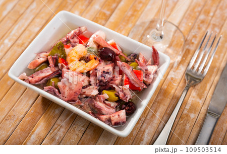 Seafood salad Salpicon de marisco Seafood salad Salpicon de marisco 109503514