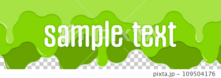 Frame material_Dripping liquid_Yellow green 109504176