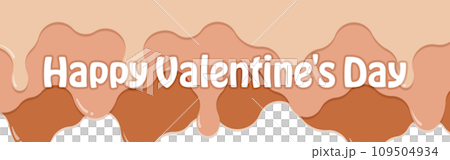 Frame material_dripping chocolate 109504934