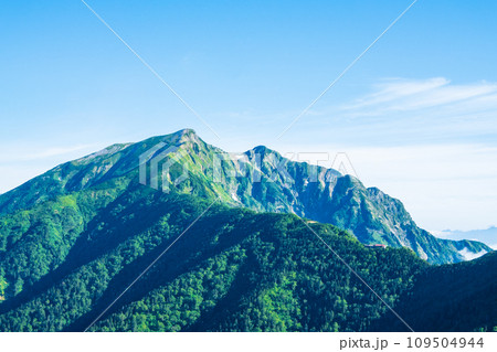 夏の爺ヶ岳登山（鹿島槍ヶ岳を望む） 109504944