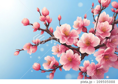 梅の花の背景 109505088