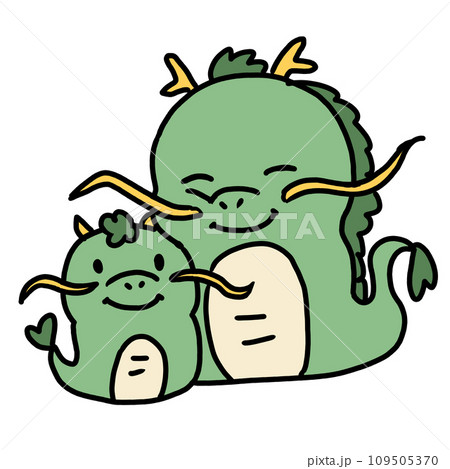 干支　辰　龍　のイラスト 109505370