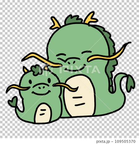 干支　辰　龍　のイラスト 109505370