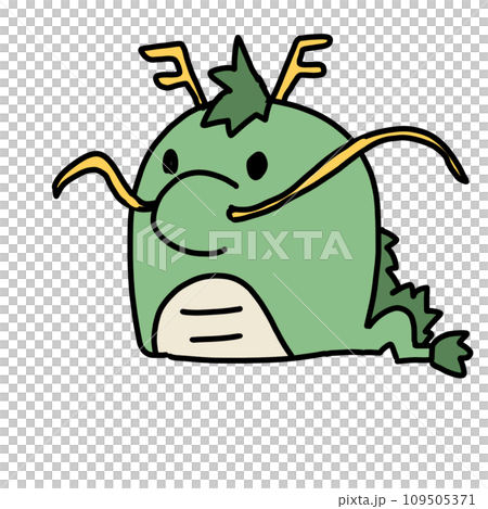 干支　辰　龍　のイラスト 109505371