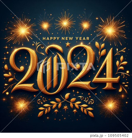 Happy New Year 2024  109505402