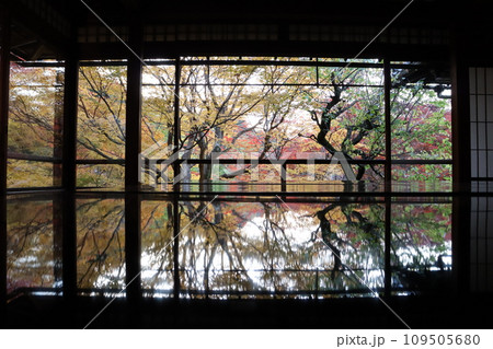 瑠璃光院 叡山電鉄 八瀬比叡山口駅 紅葉 紅葉狩り 秋 フォトスポット オーバーツーリズム 瑠璃光院 叡山電鉄 八瀬比叡山口駅 紅葉 紅葉狩り 秋 フォトスポット オーバーツーリズム 109505680