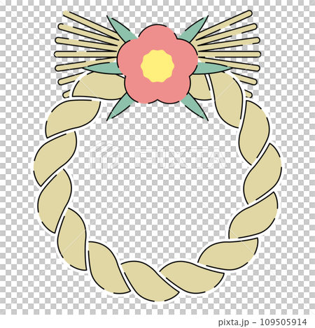 正月飾りのイラスト 109505914