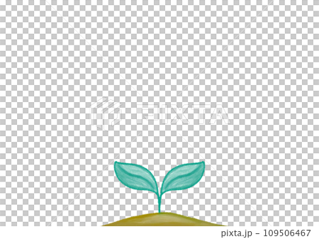 双葉 クレヨンタッチイラスト【A4・横】 109506467