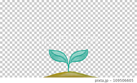 双葉 クレヨンタッチイラスト【16:9・横】 109506605
