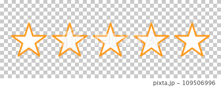 Simple orange 0 star mark Simple orange 0 star mark 109506996