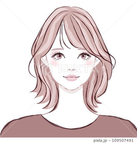 笑顔の若い女性 笑顔の若い女性 109507491
