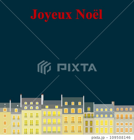 パリ　paris　メリークリスマス　joyeux　noel　夜 109508146