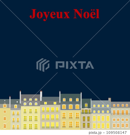 パリ　paris　メリークリスマス　joyeux　noel　夜 109508147